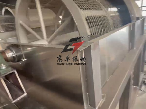有轴滚筒筛试机视频