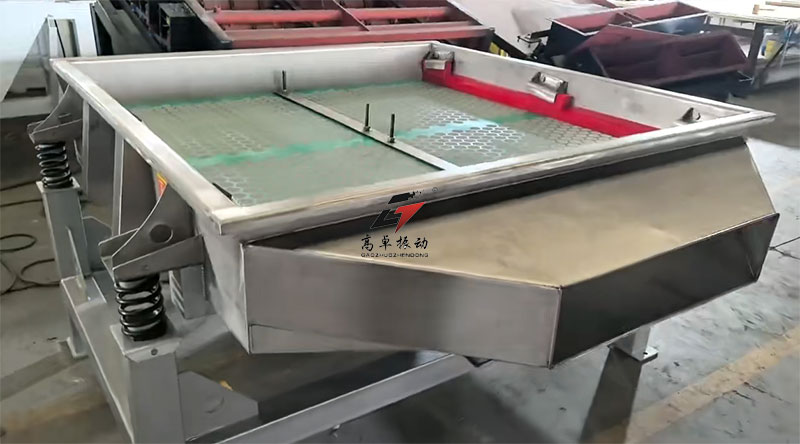 高耐磨复合网振动筛的特点